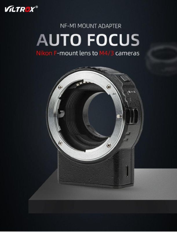 Адаптер Viltrox NF-M1 для об'єктиву F-mount на байонеті Micro 4/3 (Nikon F - Micro 4/3) (Olympus, Panasonic)