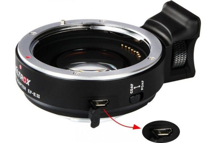Адаптер Viltrox EF-E II Speed Booster для Canon EF на байонет Sony E-mount (Canon EF-Sony E)
