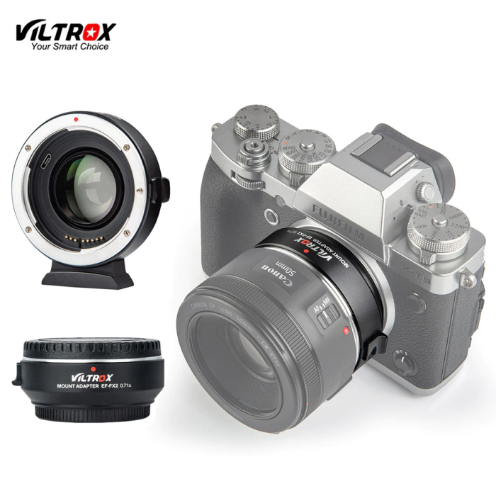 Адаптер Viltrox EF-FX2 x 0.71 Speed Booster для Canon EF, EF-S на байонет FujiFilm FX (Canon EF-Fuji FX)