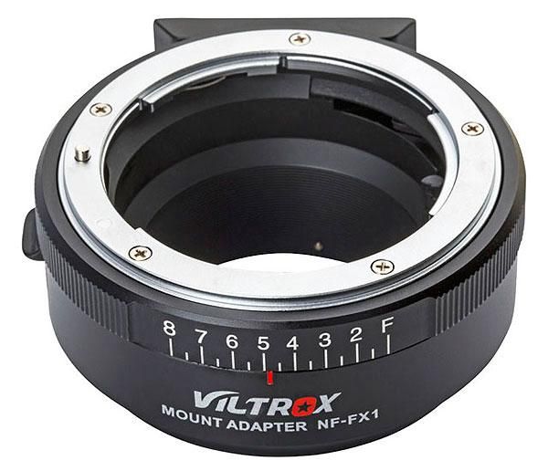 Адаптер Viltrox NF-FX1 для Nikon F на байонеті FujiFilm FX-mount (Nikon F - Fuji FX) - мануальний