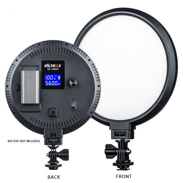 Круглий LED - освітлювач, відеосвітло Viltrox VL-300T