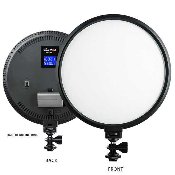 Круглий LED - освітлювач, відеосвітло Viltrox VL-500T