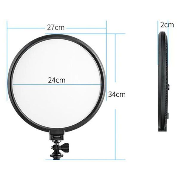 Круглий LED - освітлювач, відеосвітло Viltrox VL-500T