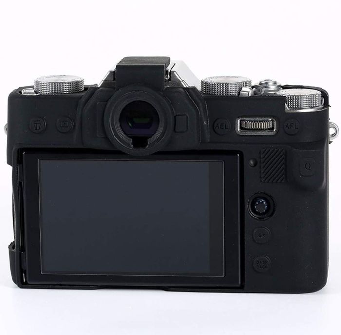 Захисний силіконовий чохол для фотоапаратів FujiFilm XT30 - чорний