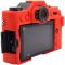 Захисний силіконовий чохол для фотоапаратів FujiFilm XT30 - червоний