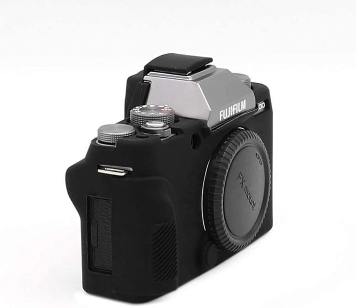 Захисний силіконовий чохол для фотоапаратів FujiFilm X-T100 - чорний