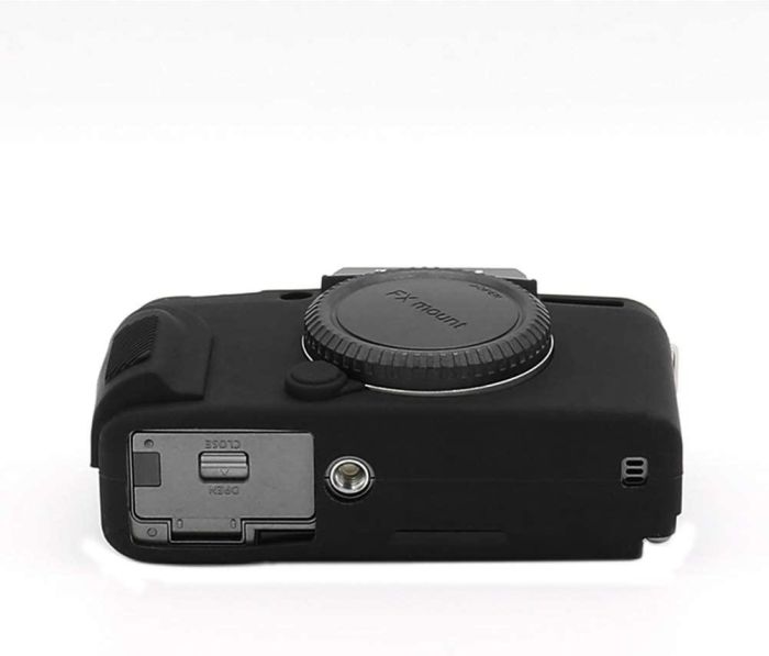 Захисний силіконовий чохол для фотоапаратів FujiFilm X-T100 - чорний
