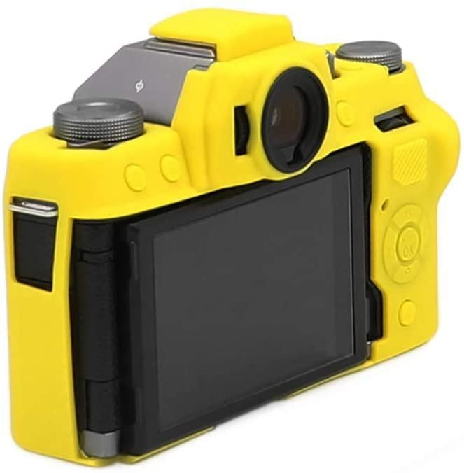 Захисний силіконовий чохол для фотоапаратів FujiFilm X-T100 - жовтий