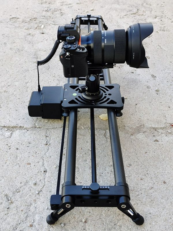 Слайдер моторизований для камер CAM-120 від Visico — 120 см (карбоновий)