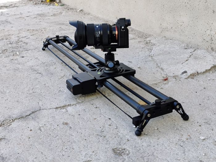 Слайдер моторизований для камер CAM-100 від Visico – 100 см (карбоновий)