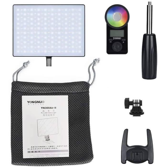 LED - освітлювач, відеосвітло Yongnuo YN-300 AIR II (3200 – 5500K) з RGB
