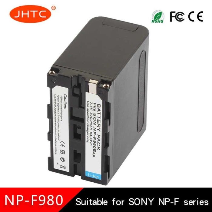 Акумулятор NP-F980 (NP-F970, NP-F960) з функцією Powerbank та USB для камер SONY та LED світла (8700 ma)