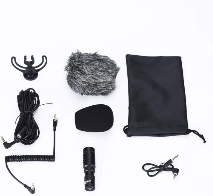 Направлений камерний мікрофон Yongnuo YN220 для фотоапарата (камери, смартфона)