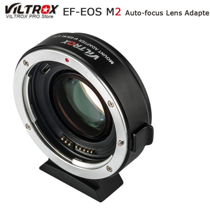 Адаптер автофокусний Viltrox EF-EOS M2 Speed Booster для Canon EF, EF-S на байонет Canon EOS M (EF-EOS M)
