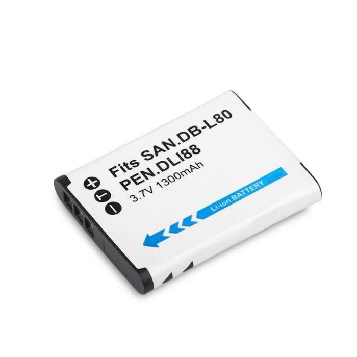 Акумулятор для камер PENTAX - D-Li88 (DB-L80, PX1686, VW-VBX070) - аналог на 1300 ма