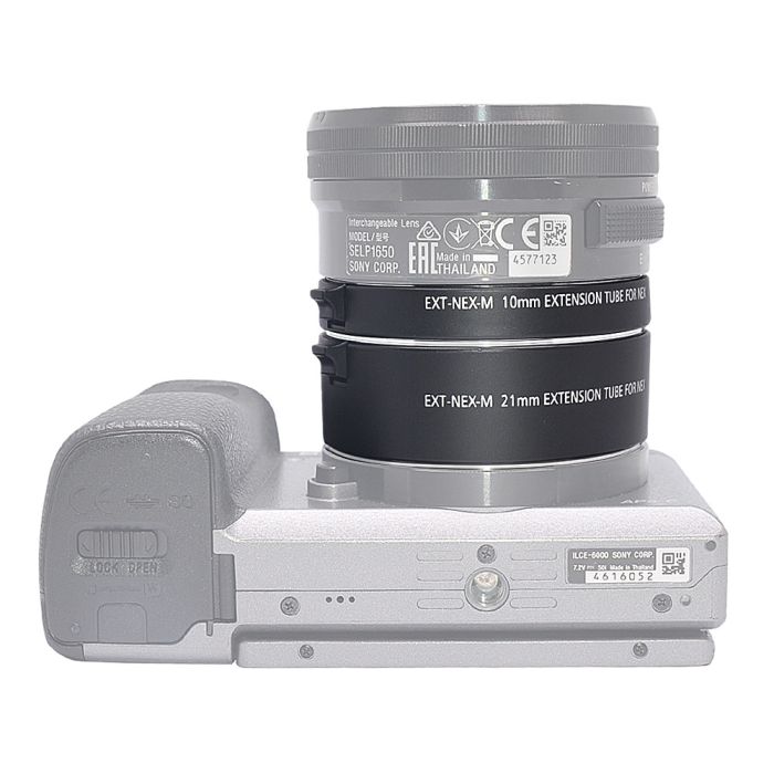 Макрокільця автофокусні для фотокамер Sony (байонет E-mount — бездзеркальні) Mcoplus EXT-NEX-M (10+21mm)