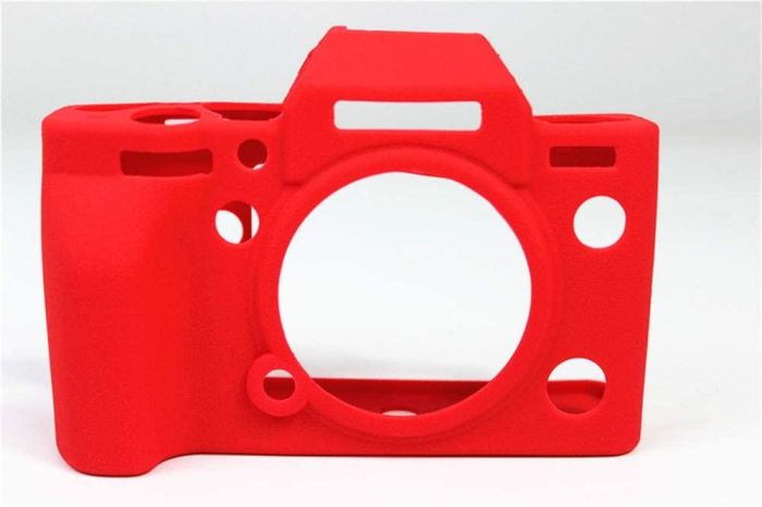 Захисний силіконовий чохол для фотоапаратів FujiFilm X-T4 - червоний