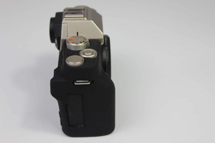 Захисний силіконовий чохол для фотоапаратів FujiFilm X-T200 - чорний
