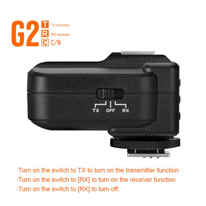 Передавач-радіосинхронізатор Triopo G2 із підтримкою E-TTL для камер Canon