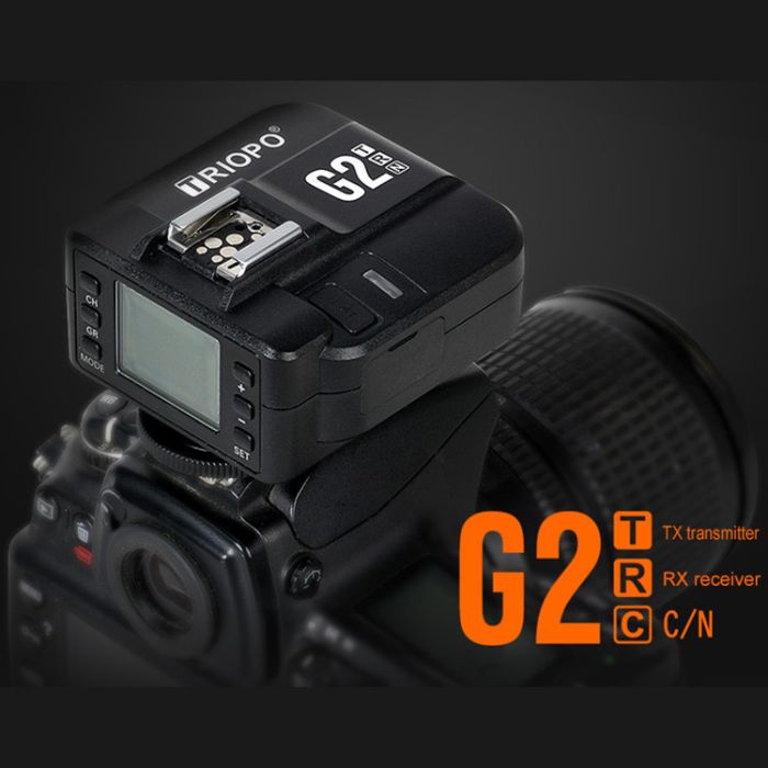 Передавач-радіосинхронізатор Triopo G2 із підтримкою E-TTL для камер Canon