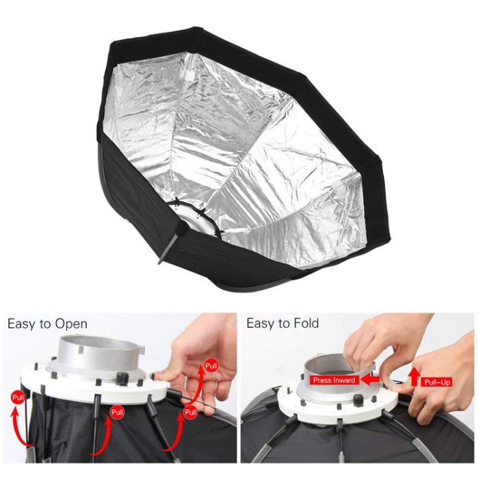 Софтбокс, розсіювач, дифузор (Softbox), октобокс Triopo - K120 з байонетом Bowens / Elichrom