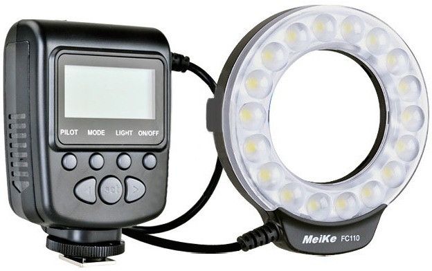 Кільцевий LED макроспалах MeiKe FC-110 (FC110) для камер CANON