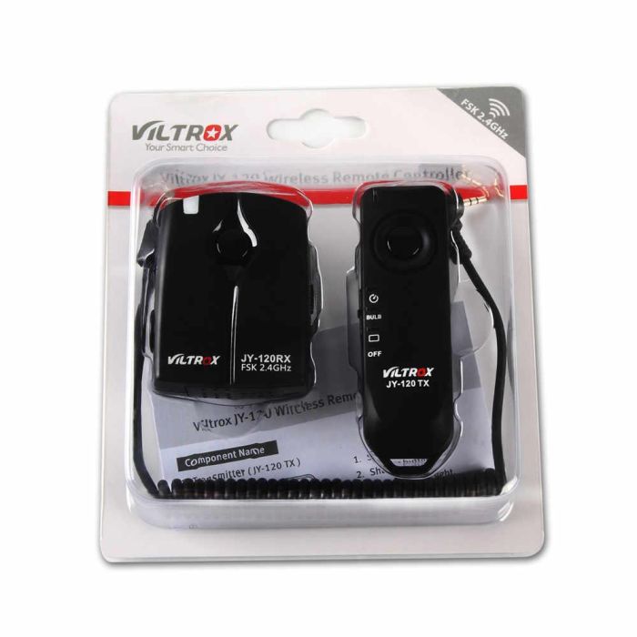 Безпроводной пульт ДУ Viltrox JYC-120-N1 для Nikon D2, D3, D4, D5, D6, D200, D300, D500, D700, D800, D810 D850