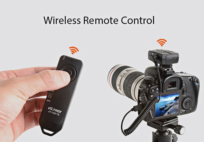 Безпроводной пульт ДУ Viltrox JYC-120-N1 для Nikon D2, D3, D4, D5, D6, D200, D300, D500, D700, D800, D810 D850