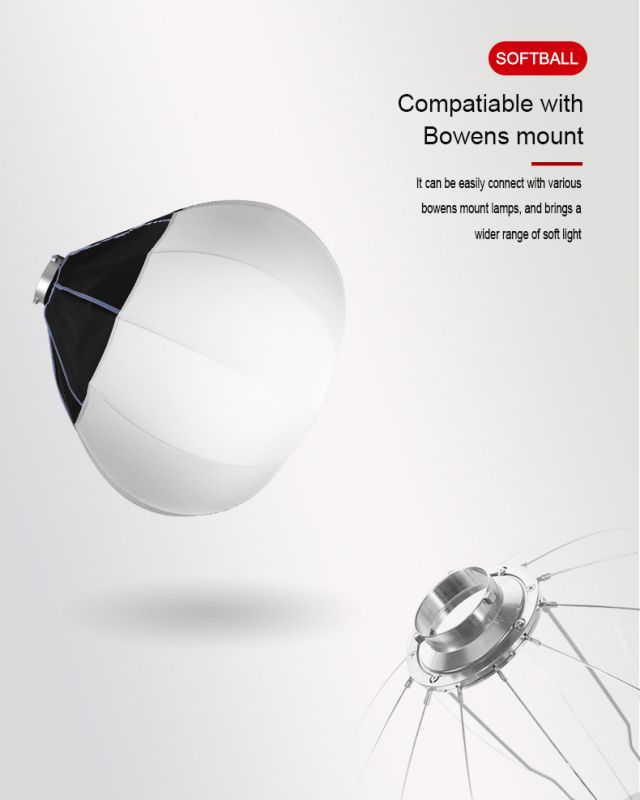 Сферичний софтбокс - куля Zomei (Lantern Ball) 65 см з байонетом Bowens / Elichrom