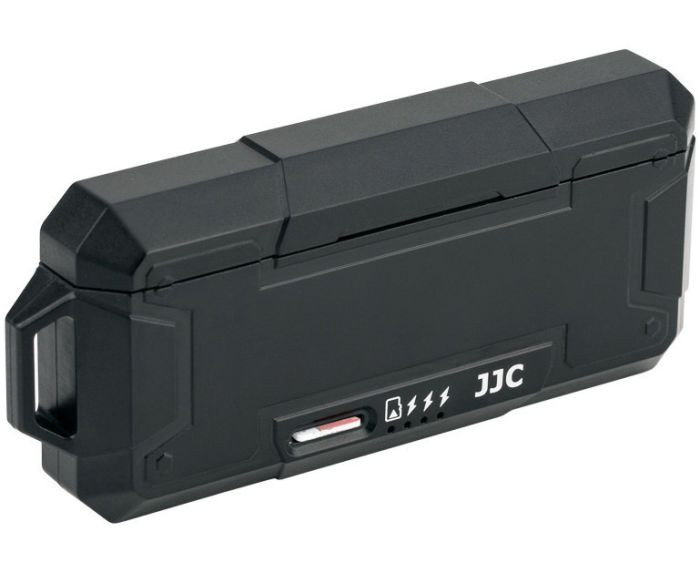 Зарядний пристрій JJC-TC-GP3 для акумуляторів GoPro AABAT-001 (AHDBT-501) з картридером microSD/TF card