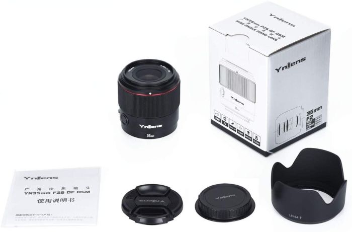 Об'єктив Yongnuo YnLens YN35mm F2S DF DSM (для Sony E/FE — mount- автофокусний)