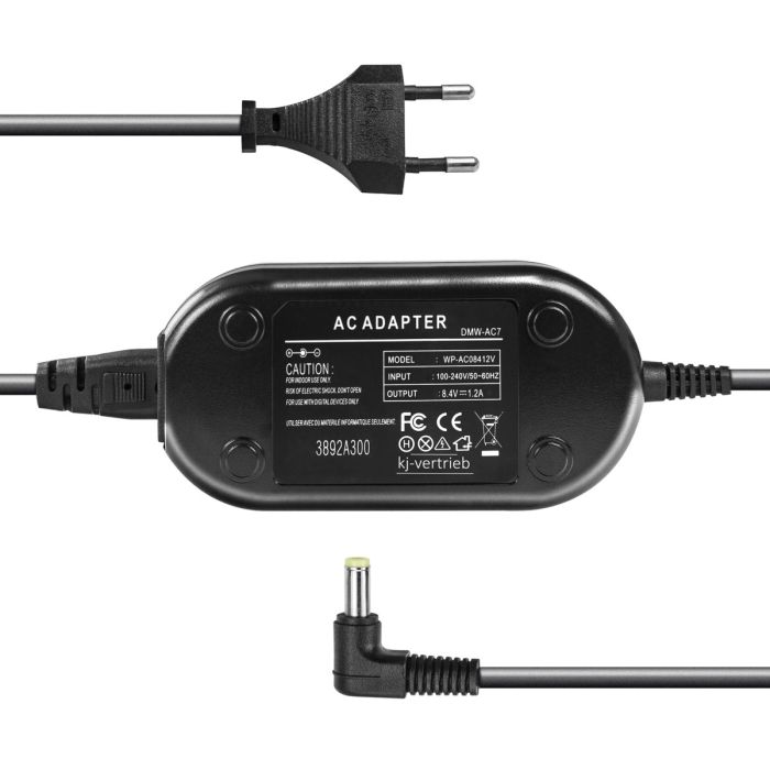 Мережевий адаптер DMW-AC7, DMW-AC7PP для камер Panasonic для Lumix DMC-FZ серії - живлення від мережі 220В