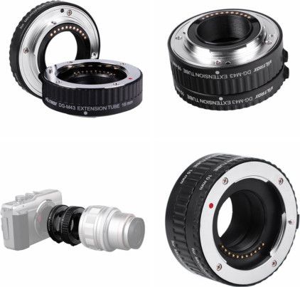 Макрокільця Viltrox автофокусні для фотокамер Panasonic та Olympus (байонет Micro 4/3) DG-M43