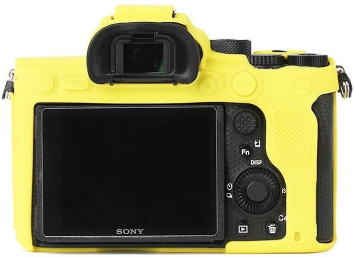 Захисний силіконовий чохол для фотоапаратів SONY A7R IV, A9 II - жовтий