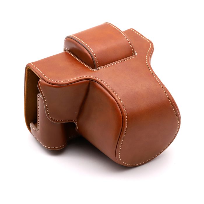 Футляр захисний - чохол для фотоапаратів Fujifilm X-T200 - коричневий