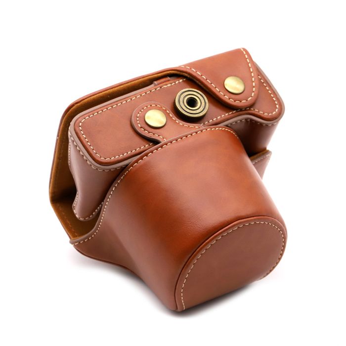 Футляр захисний - чохол для фотоапаратів Fujifilm X-T200 - коричневий