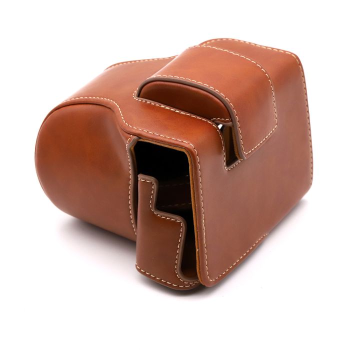 Футляр захисний - чохол для фотоапаратів Fujifilm X-T200 - коричневий