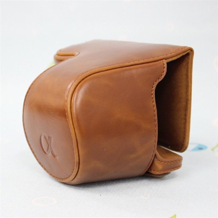 Футляр захисний - чохол для фотоапаратів SONY A6000, A6300, A6400, A6500 - коричневий