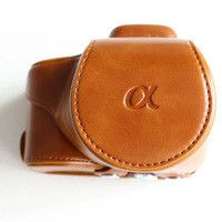 Футляр захисний - чохол для фотоапаратів SONY A6000, A6300, A6400, A6500 - коричневий