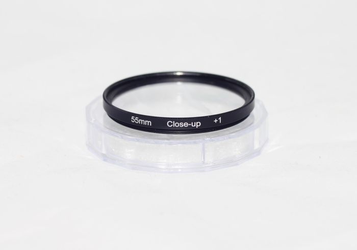 Світлофільтр - макрооб'єктив КРУПНО +1 55мм