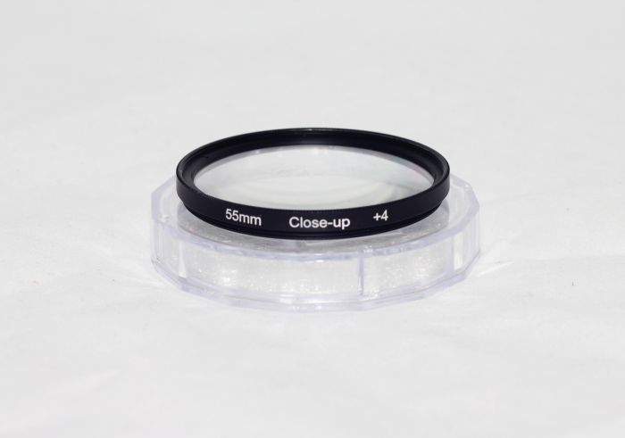 Світлофільтр - макрооб'єктив КРУПНО +4 55мм