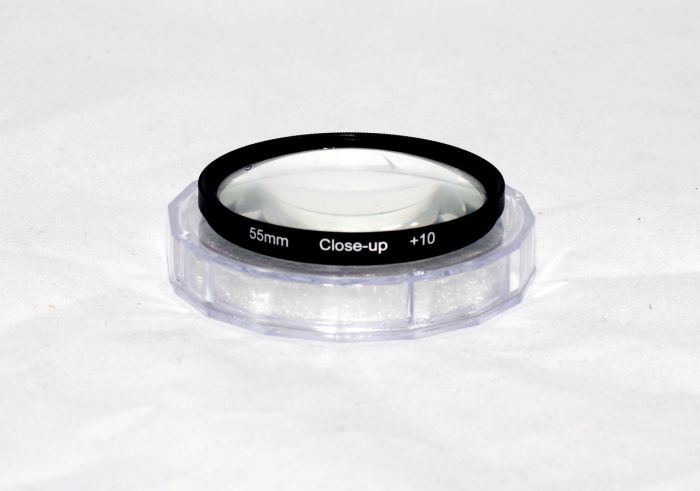 Світлофільтр - макрооб'єктив КРУПНО +10 55мм