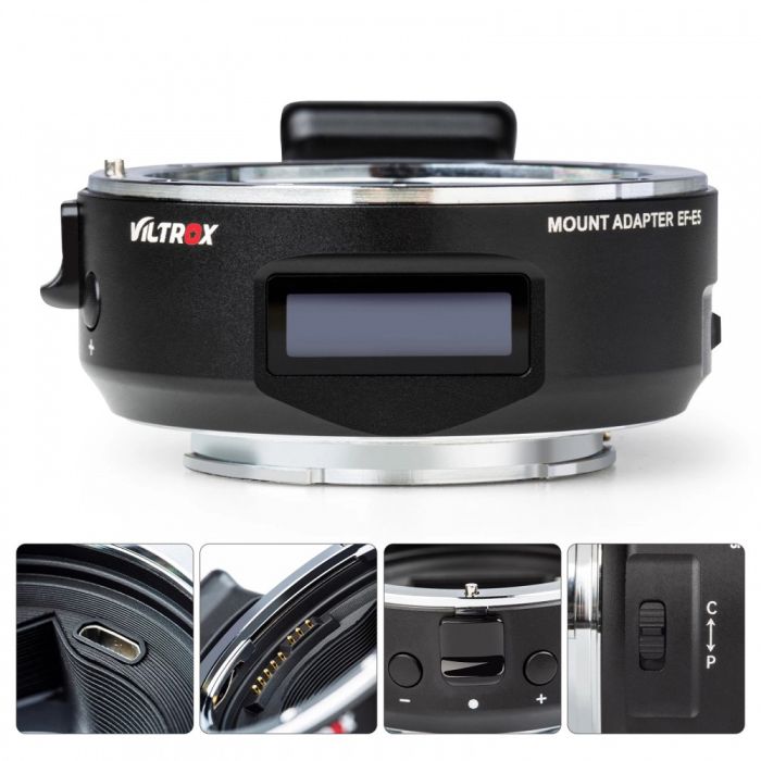 Адаптер Viltrox EF-E5 для Canon EF/EF-S на байонет Sony E-mount (Canon EF-Sony E) — автофокусний