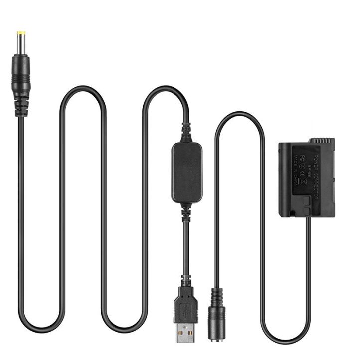 USB-адаптер живлення EP-5B для Nikon D500 D600 D610 D750 D780 D850 D810 D800 D8000 D7500 D7200 D7100 D7000