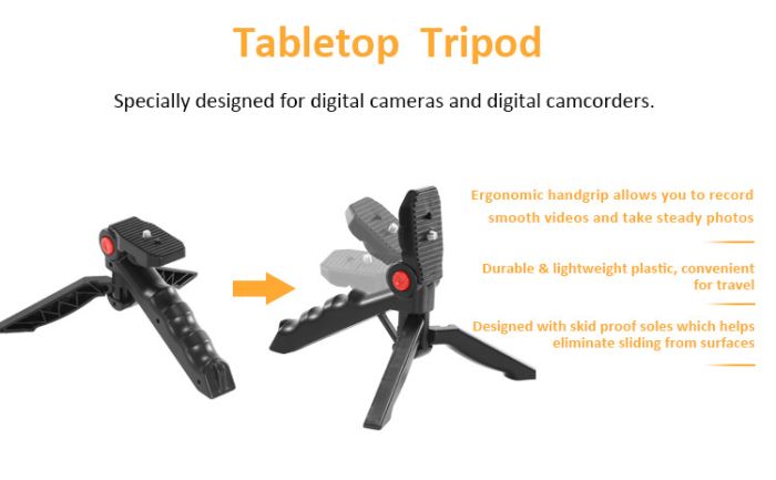 Набір для блогінгу Bakeey Vlogging KIT (KIT-01LM) (штатив+кріплення для телефону+мікрофон+LED світло+пульт)