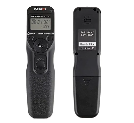 Дротовий пульт керування тросик Viltrox з таймером і LCD - MC-N1 (аналог MC-36A) для NIKON програмований