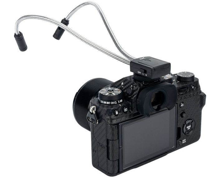 Гнучкий двопровідний макросвітло для дзеркальних камер LED-2DII (5 варіантів освітлення) від JJC