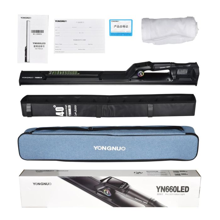 LED - освітлювач, відеосвітло, жезл - Yongnuo YN660LED (2000-9900K) - 45 Ватт