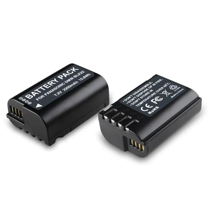 Акумулятор DMW-BLK22 аналог 2200 m для камер Panasonic Lumix S5, Lumix DC-GH5, Lumix DC-GH5S