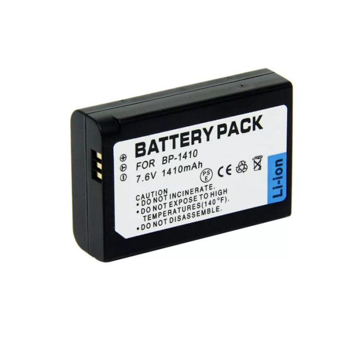 Аккумулятор BP1410 (BP-1410) аналог на 1410 ма для камер SAMSUNG NX30, WB2200, WB2200F